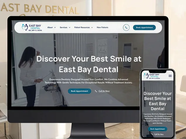 East Bay Dental website redesign project