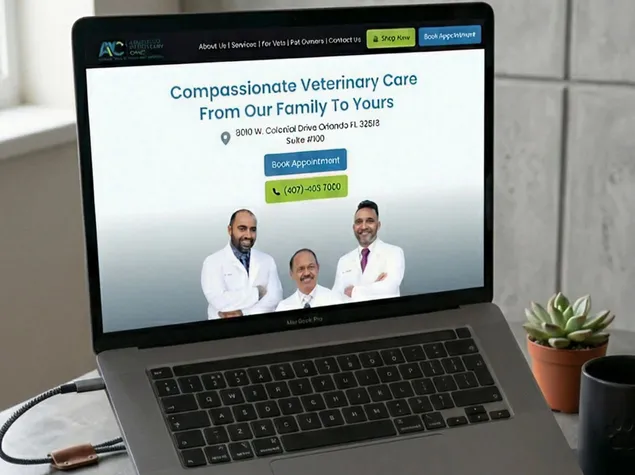 Advanced Veterinary Care website project