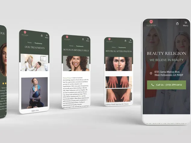 Beauty Religion branding and web project