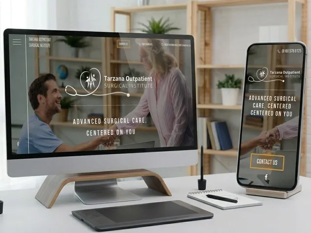 Tarzana Outpatient Surgical Institute website redesign