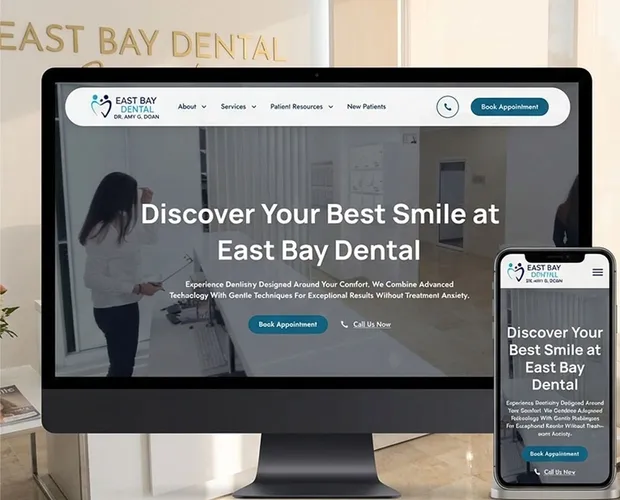 East Bay Dental website redesign project