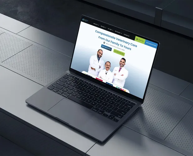 Advanced Veterinary Care website redesign