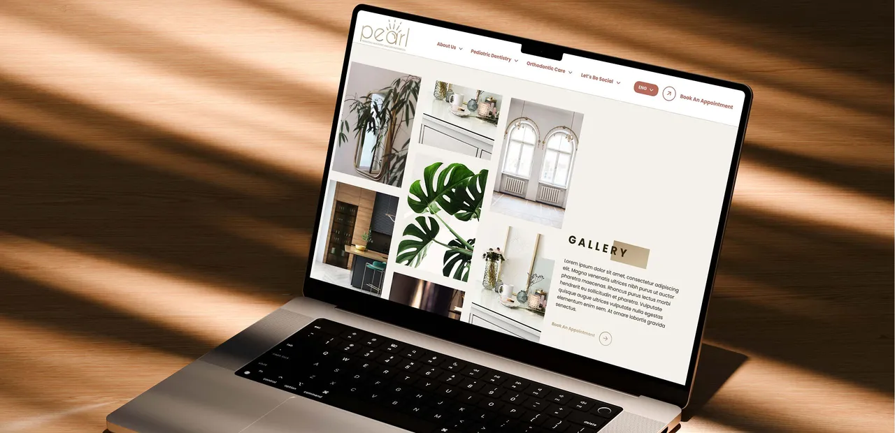 Pearl Dentistry website design showcase